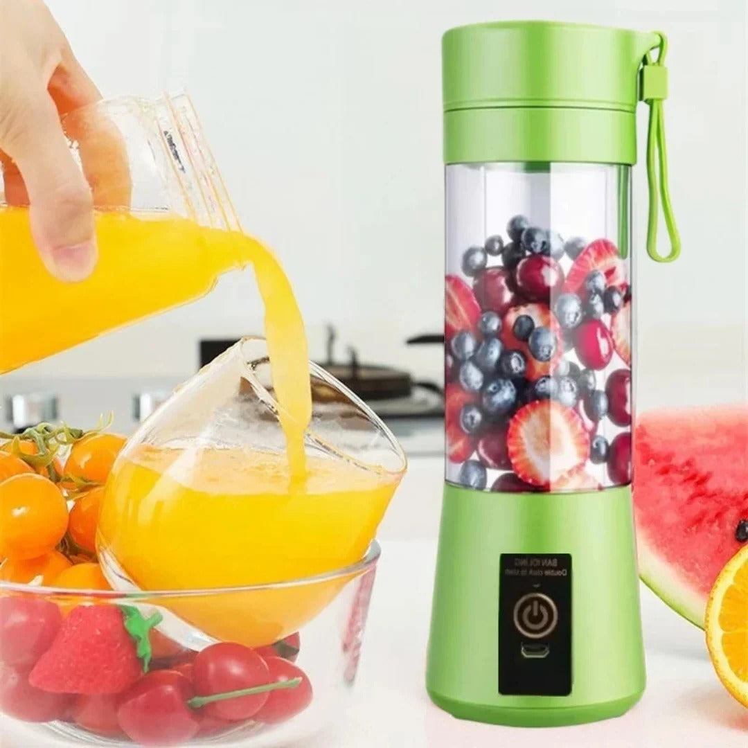 Portable Mini Electric Juicer Blender with One-Touch Operation, Rechargeable, Easy to Clean, Compact for Travel, 12 oz Capacity 6