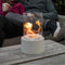 Portable glass tabletop fireplace 1