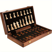 Premium wooden chess set - perfect for competitive play 0