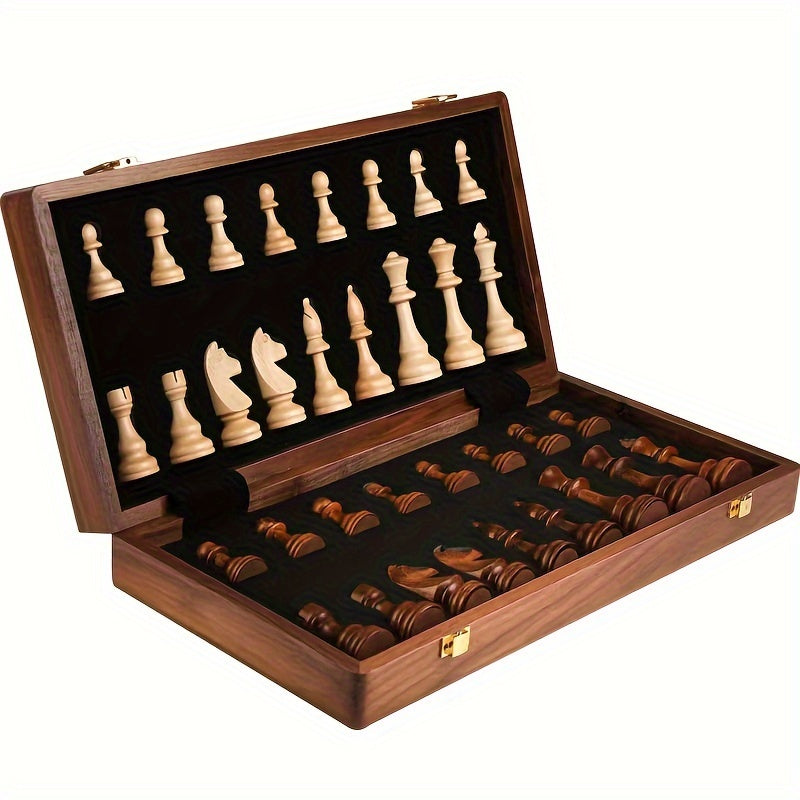 Premium wooden chess set - perfect for competitive play 0