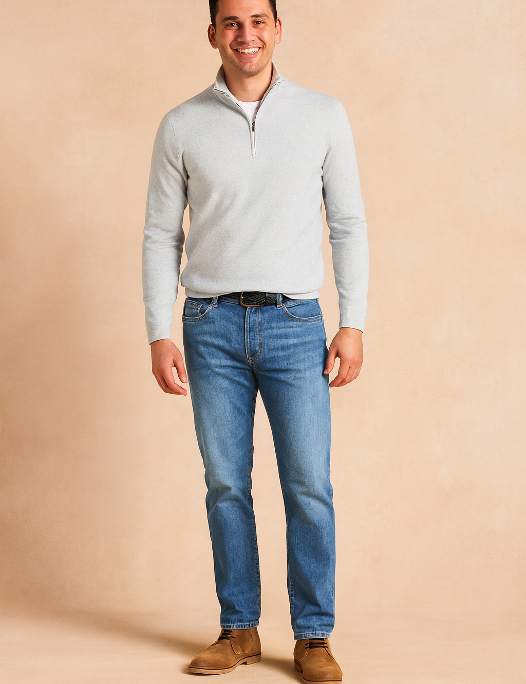 Radosław | Zipper Sweater for Everyday Elegance 0