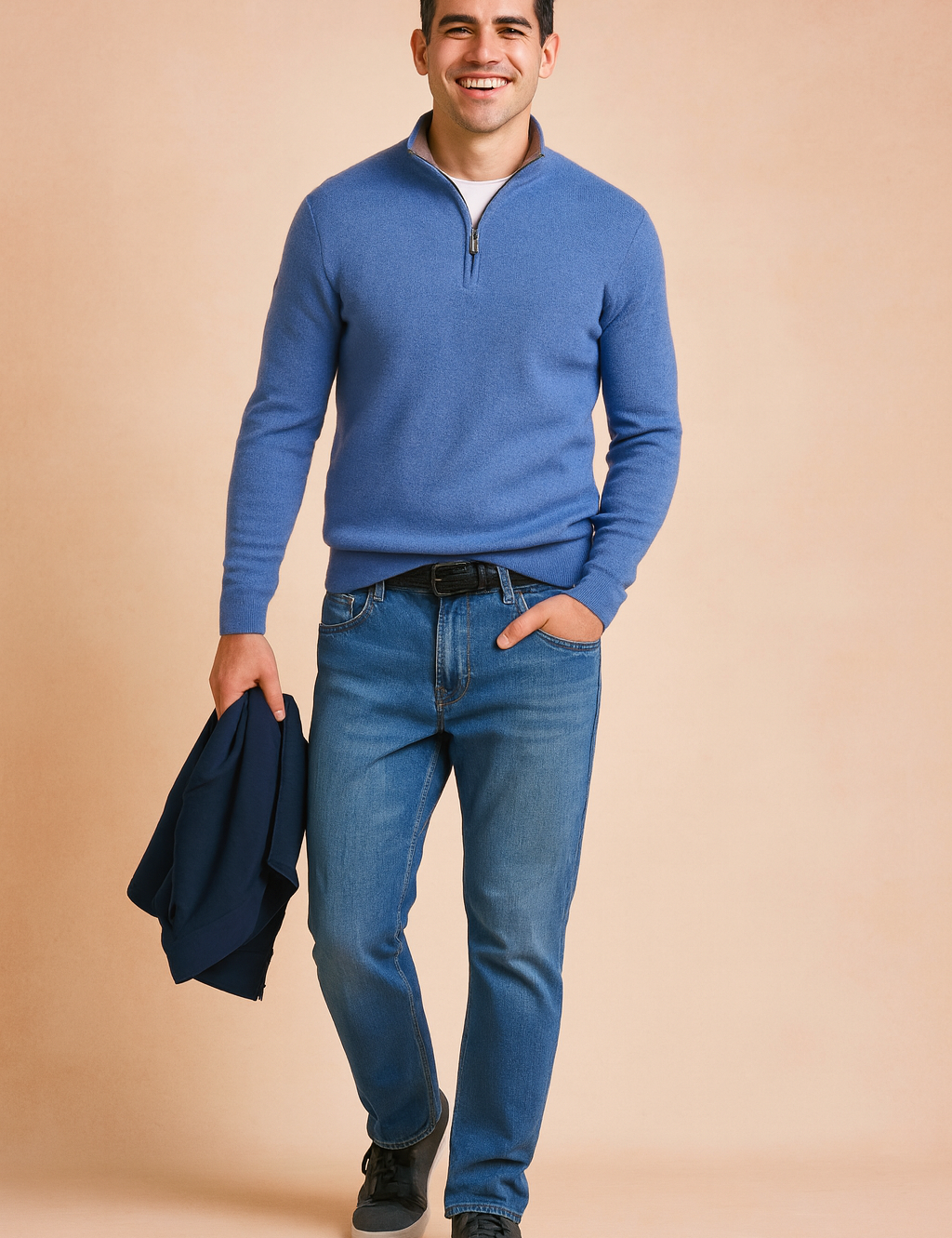 Radosław | Zipper Sweater for Everyday Elegance 1