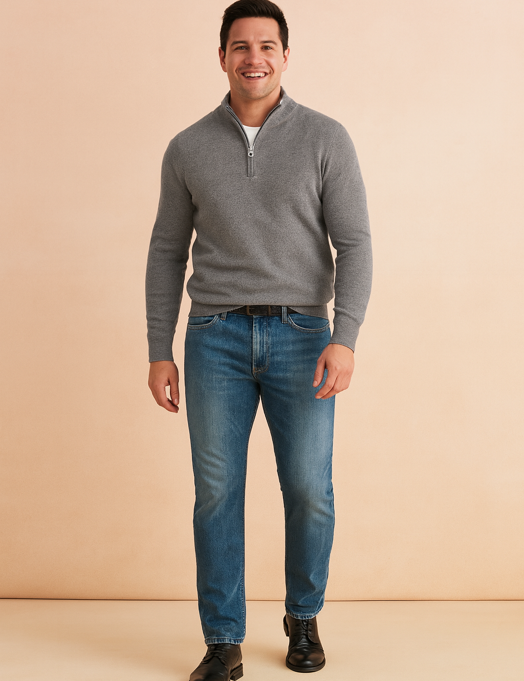 Radosław | Zipper Sweater for Everyday Elegance 3
