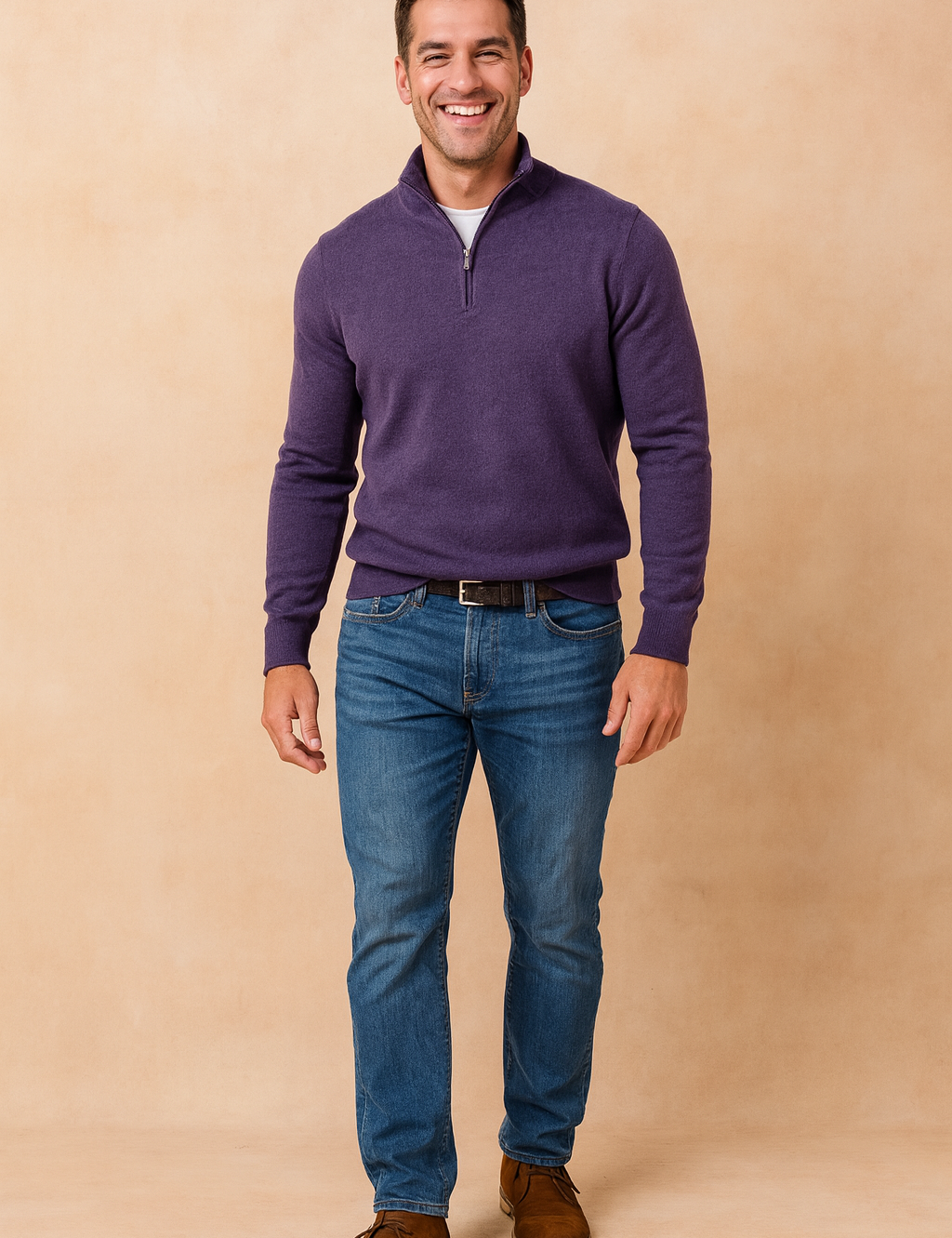 Radosław | Zipper Sweater for Everyday Elegance 5