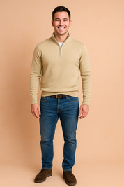 Radosław | Zipper Sweater for Everyday Elegance 7