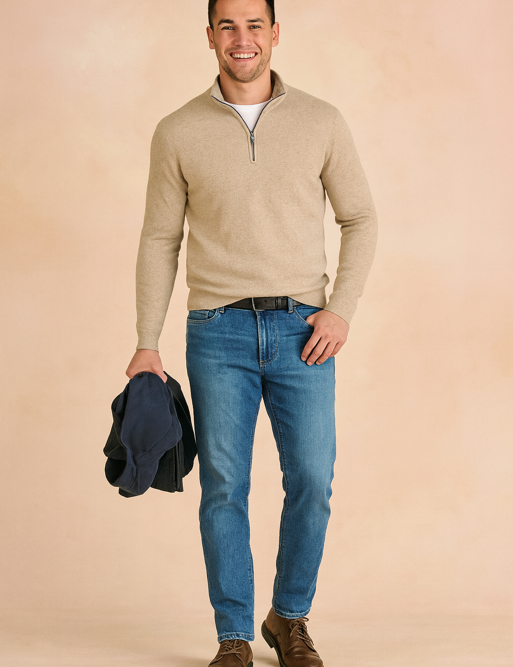 Radosław | Zipper Sweater for Everyday Elegance 8