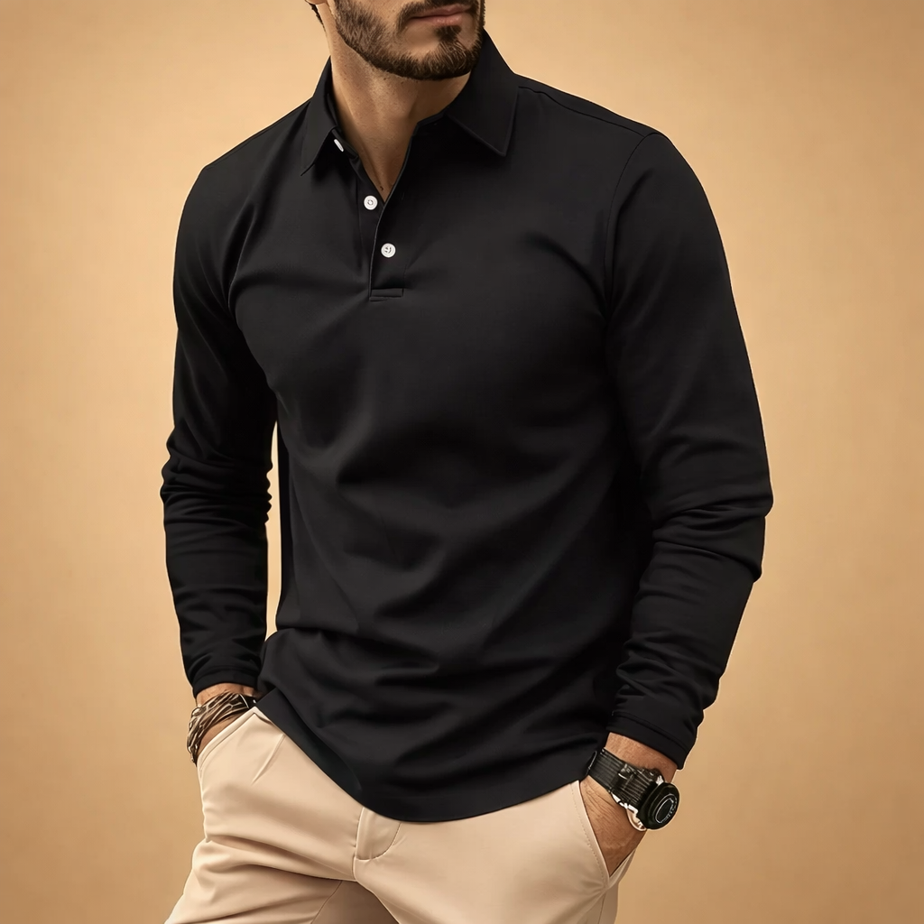Rafael | Classic Long Sleeve Polo 3