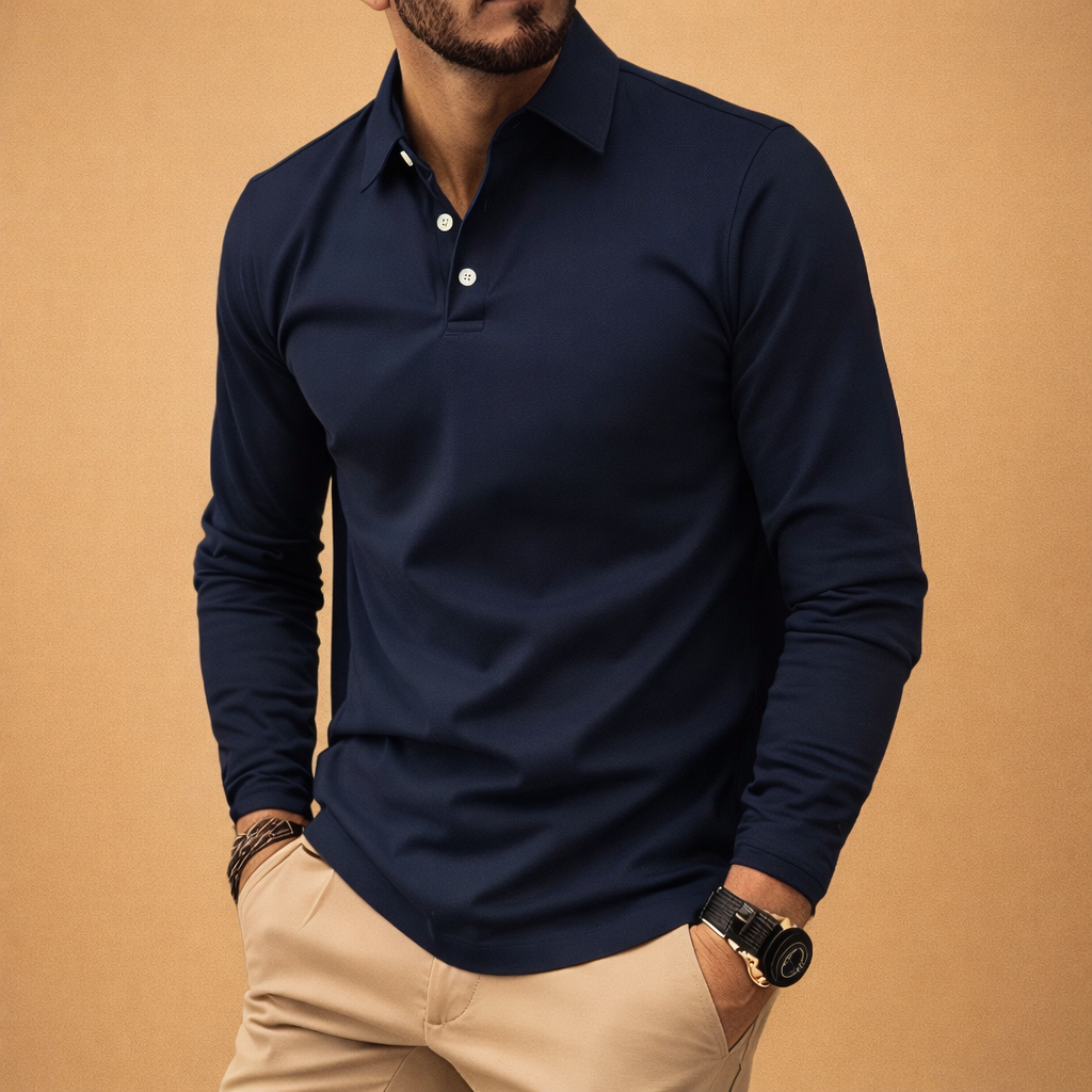 Rafael | Classic Long Sleeve Polo 4
