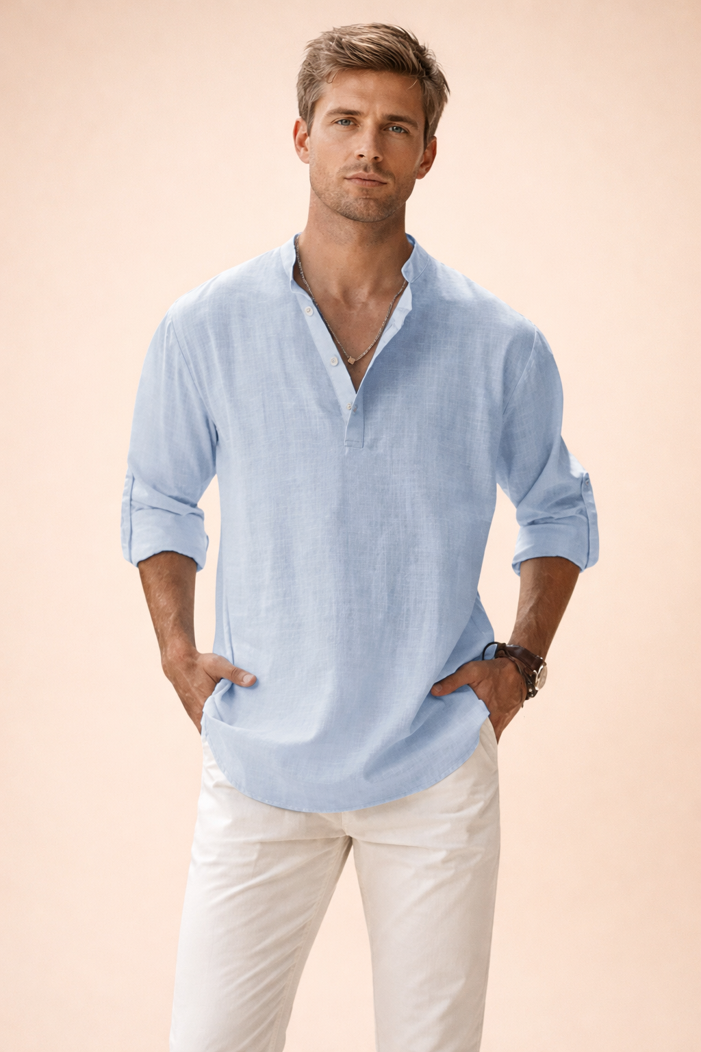 Ravello | Men's Long Sleeve Crew Neck Shirt 1