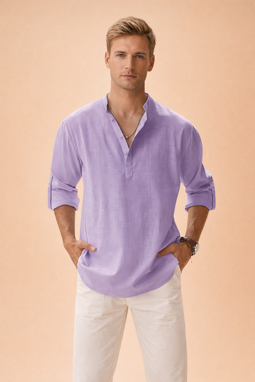 Ravello | Men's Long Sleeve Crew Neck Shirt 3