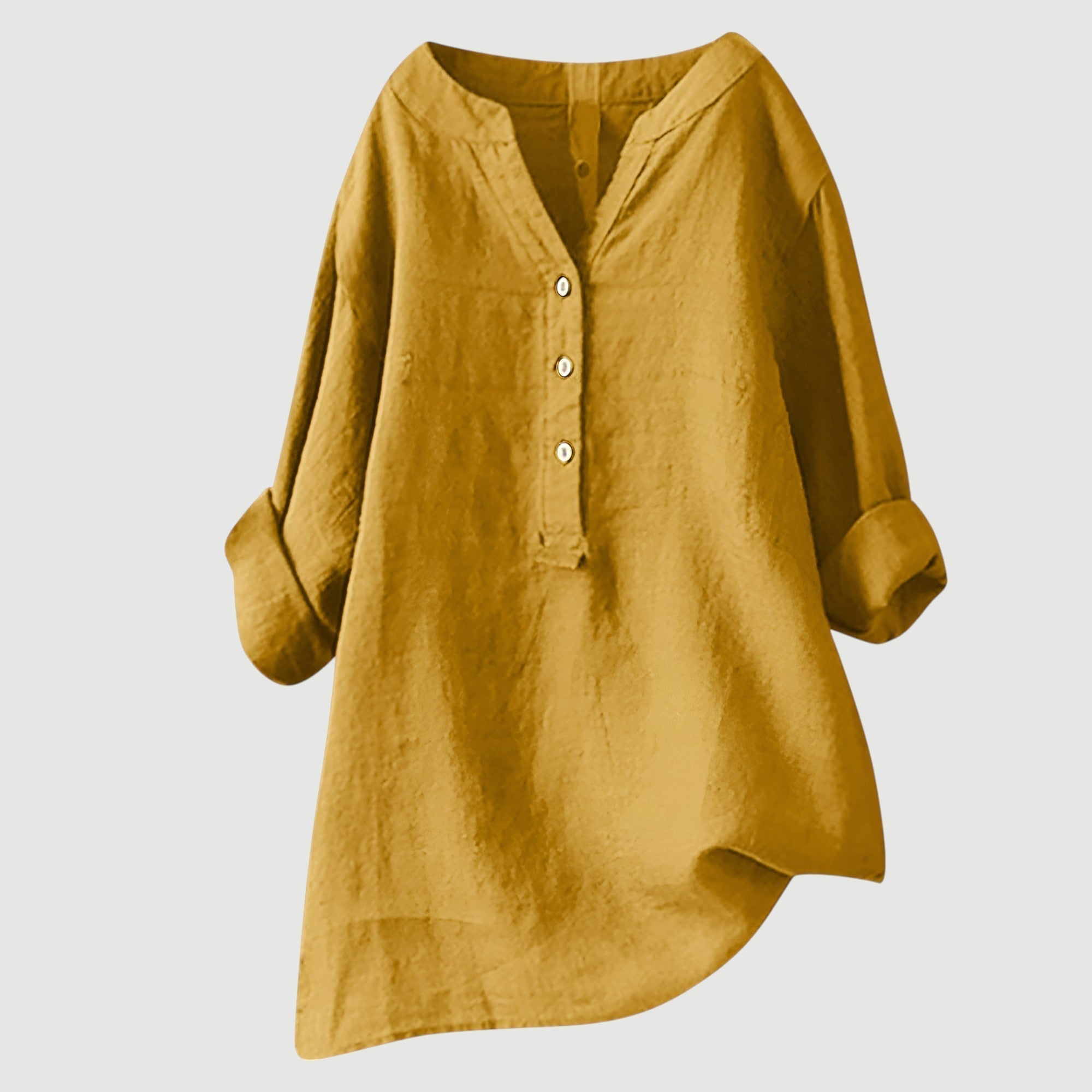 Relaxed Button Tunic for Women - Effortless Everyday Style 2
