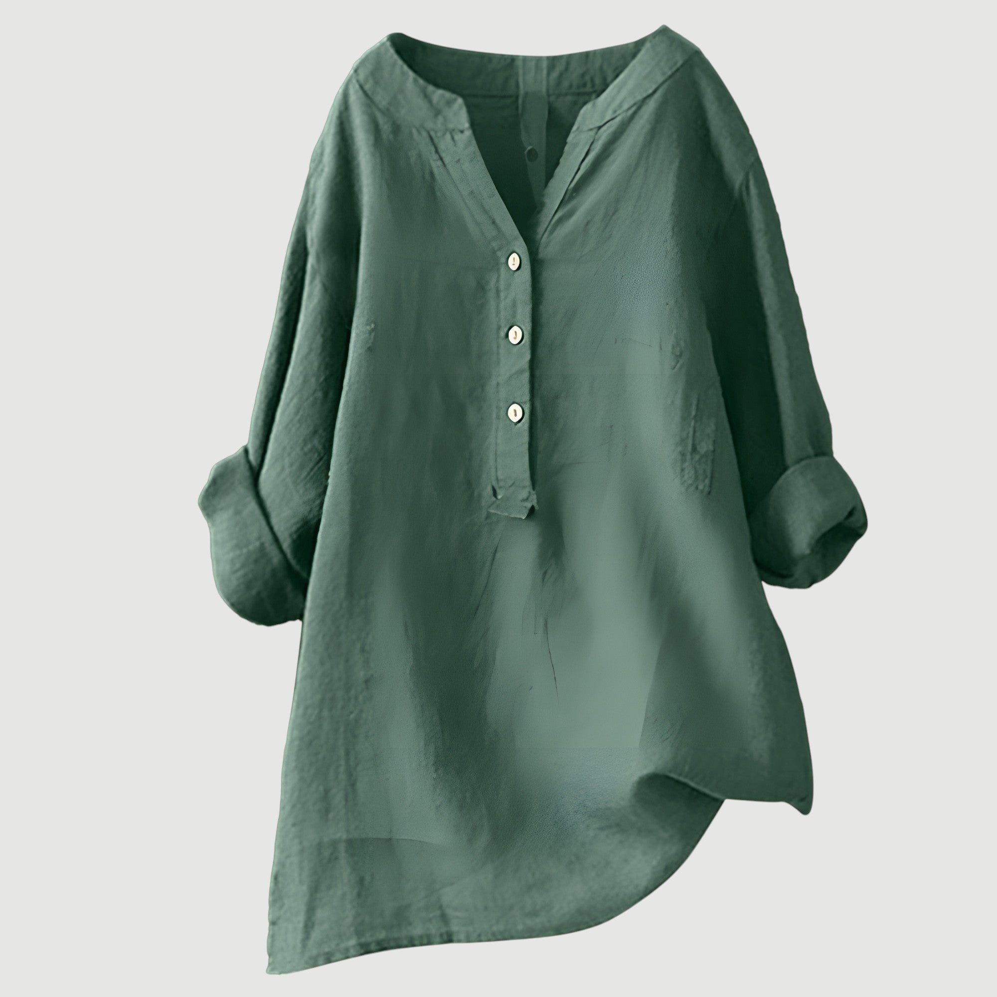 Relaxed Button Tunic for Women - Effortless Everyday Style 3
