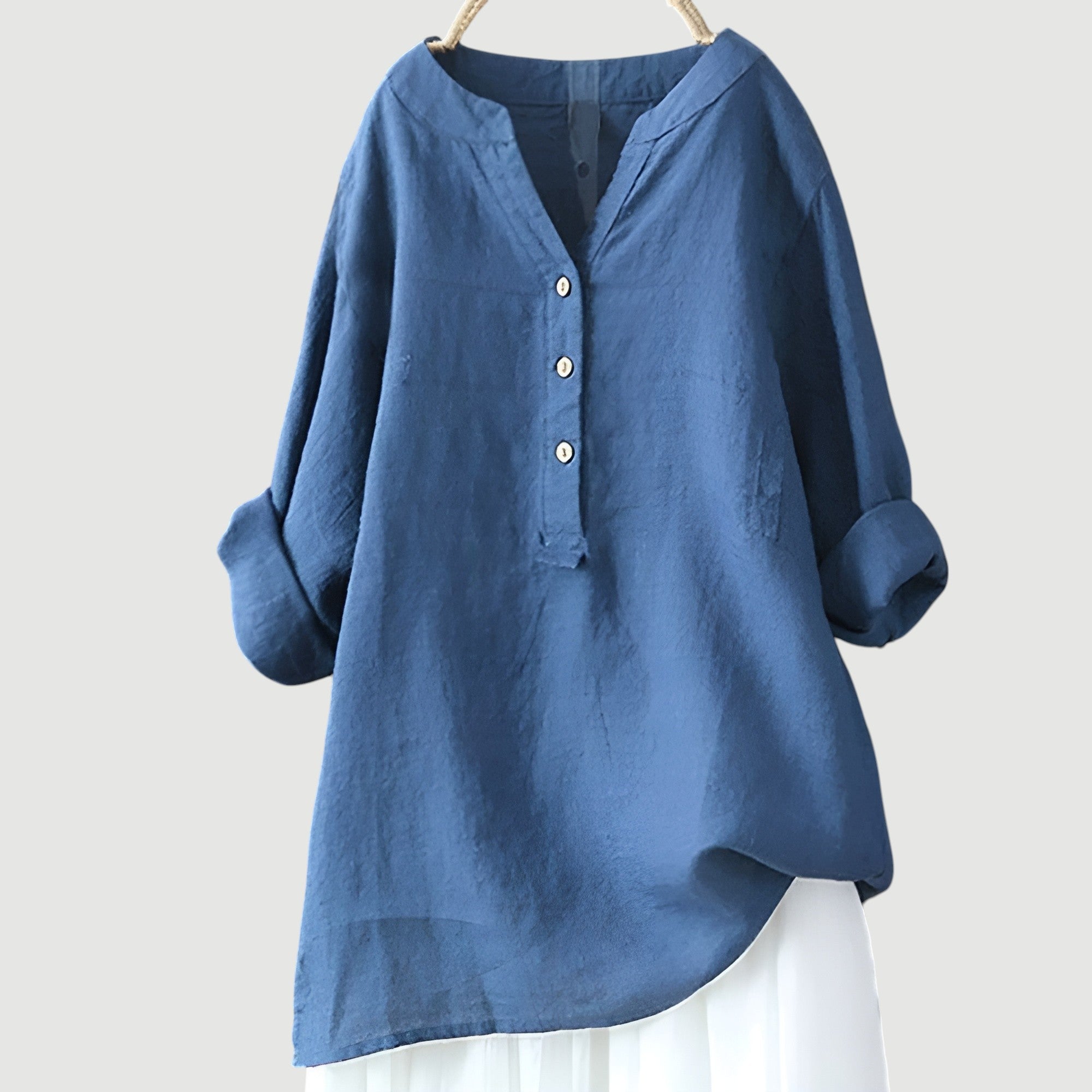 Relaxed Button Tunic for Women - Effortless Everyday Style 4