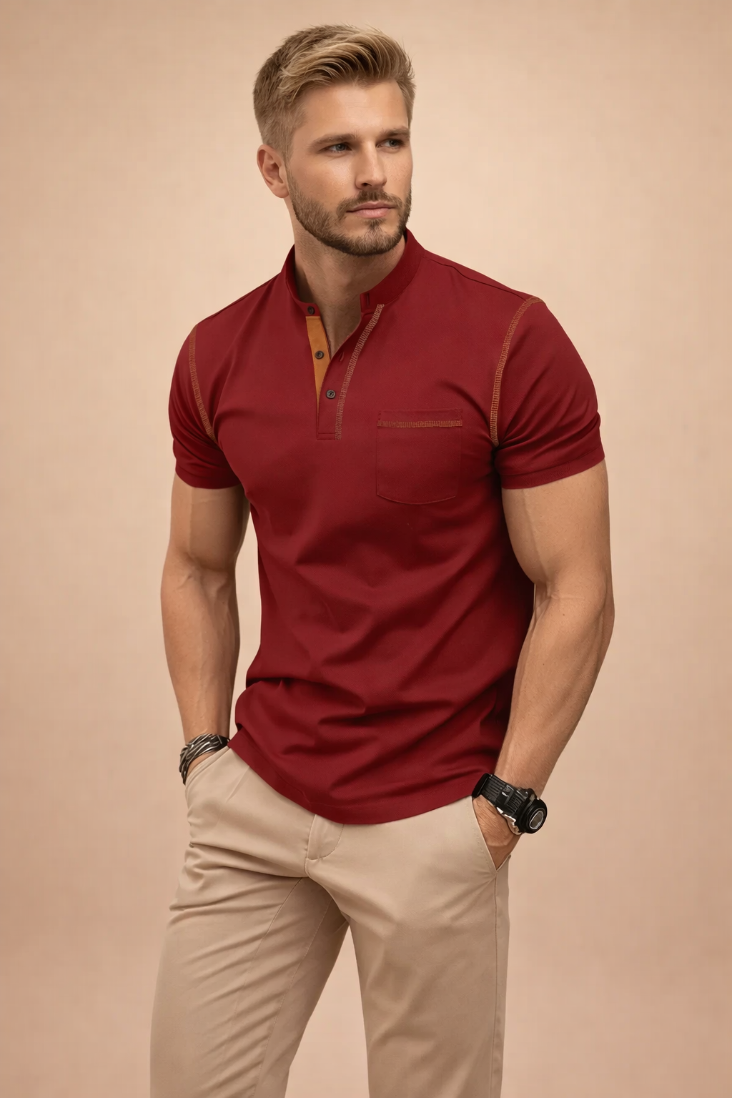 Rich | Elegant Collared T-Shirt for Men 2