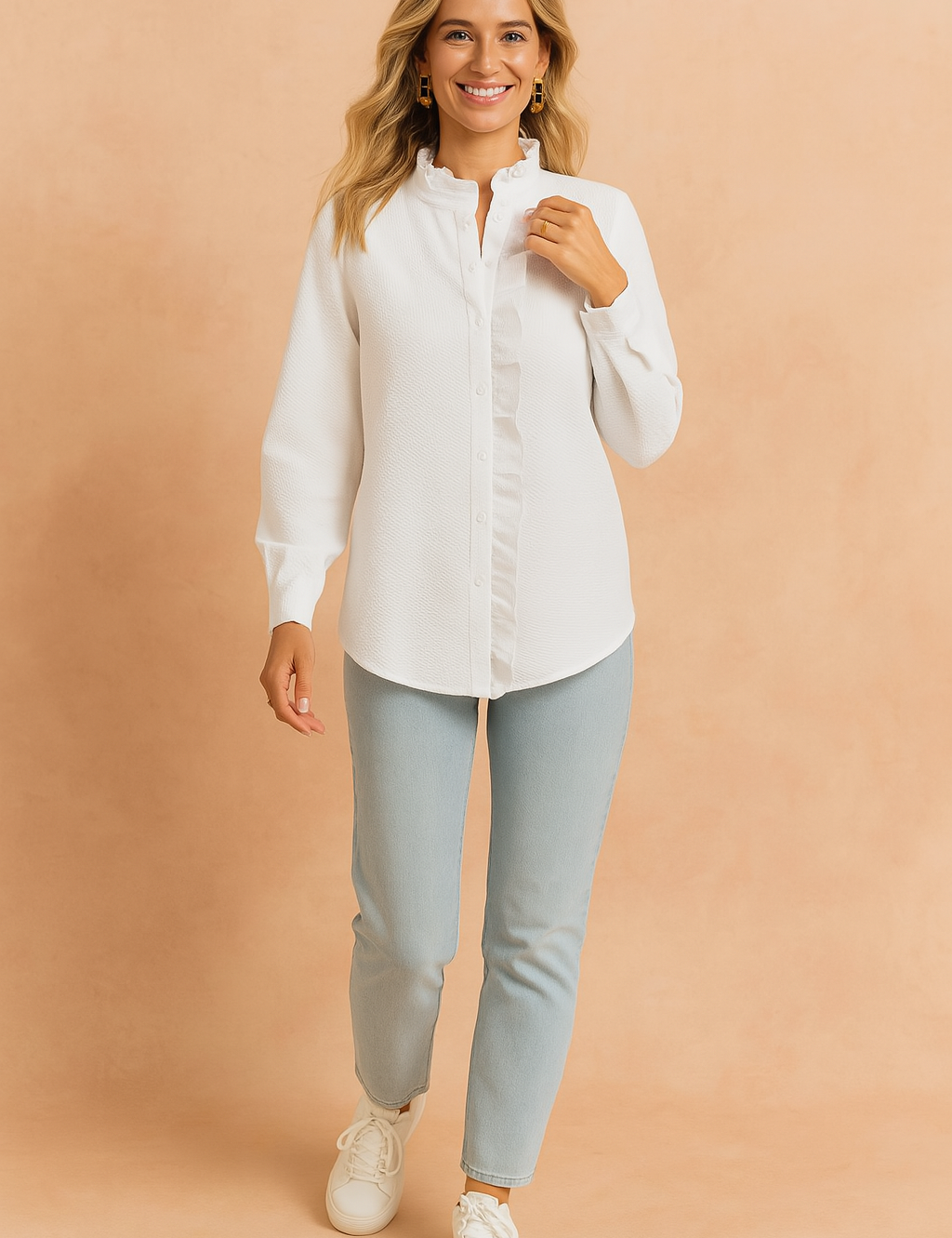 Riva | Chic blouse with a delicate finish 3