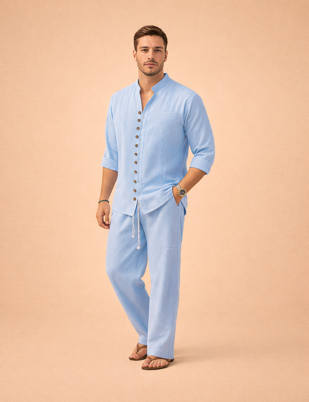 Rivano | Modern Stand-Up Collar Shirt 0