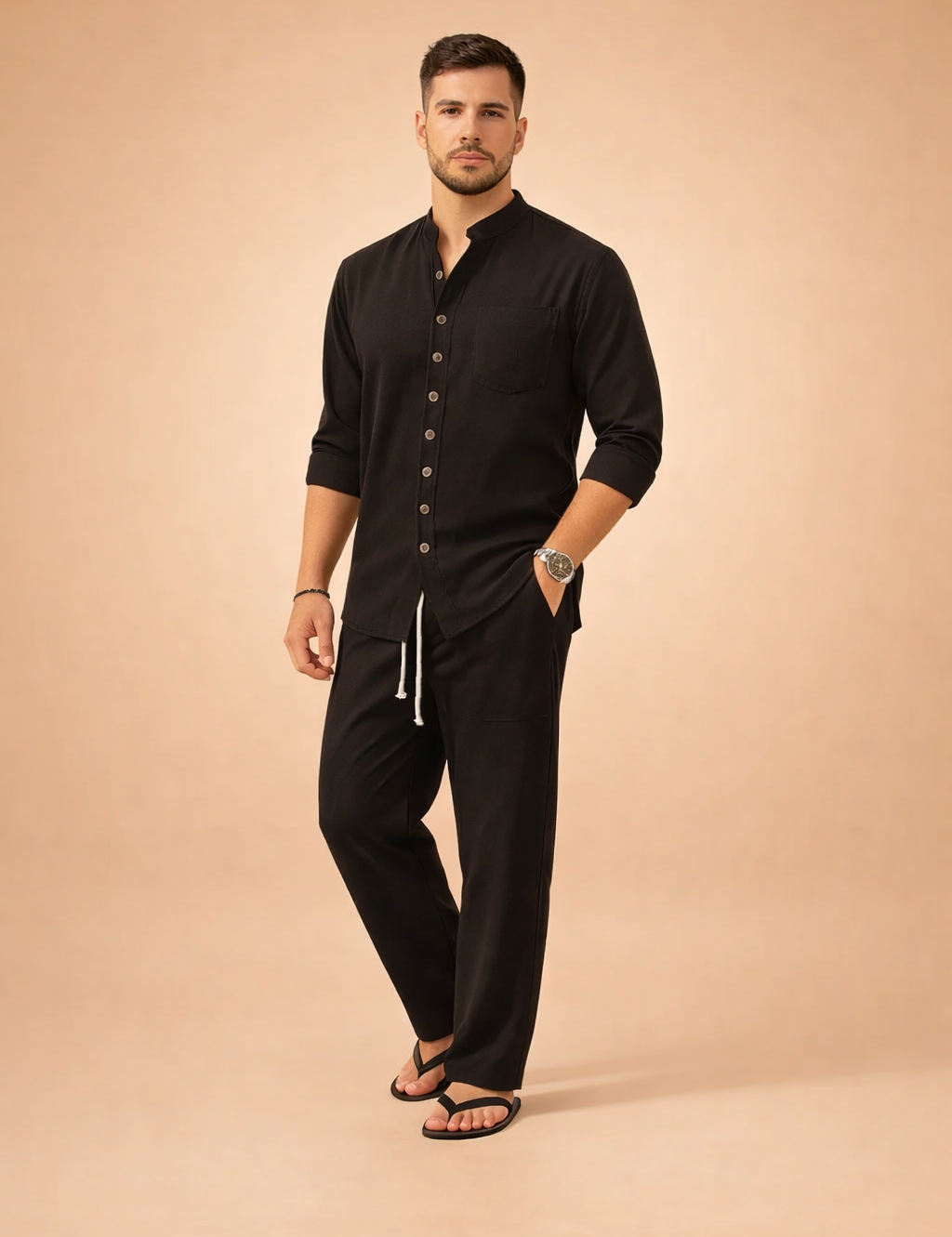 Rivano | Modern Stand-Up Collar Shirt 1
