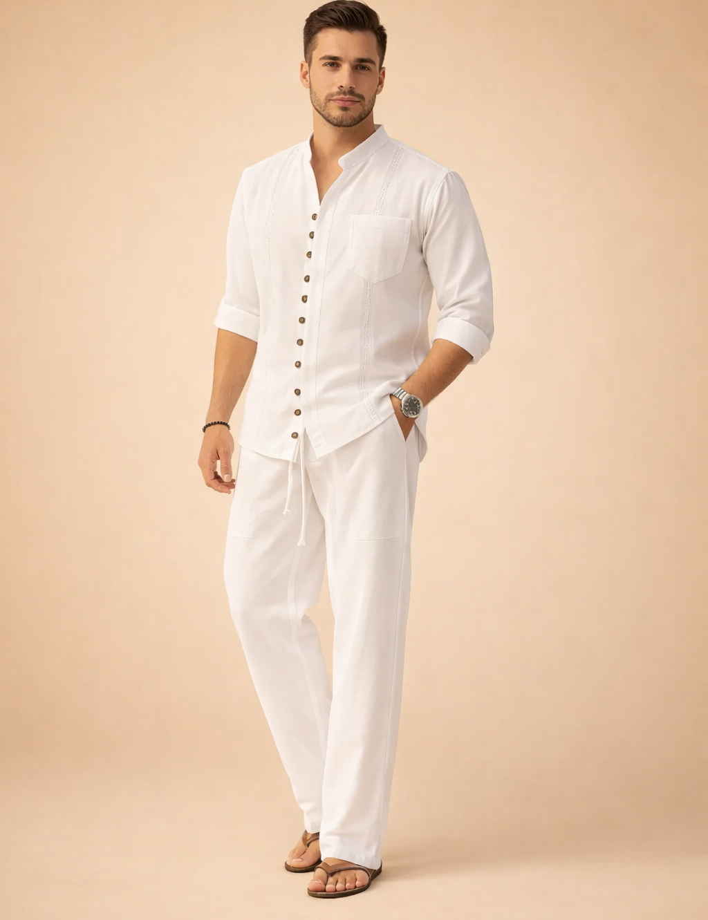 Rivano | Modern Stand-Up Collar Shirt 2