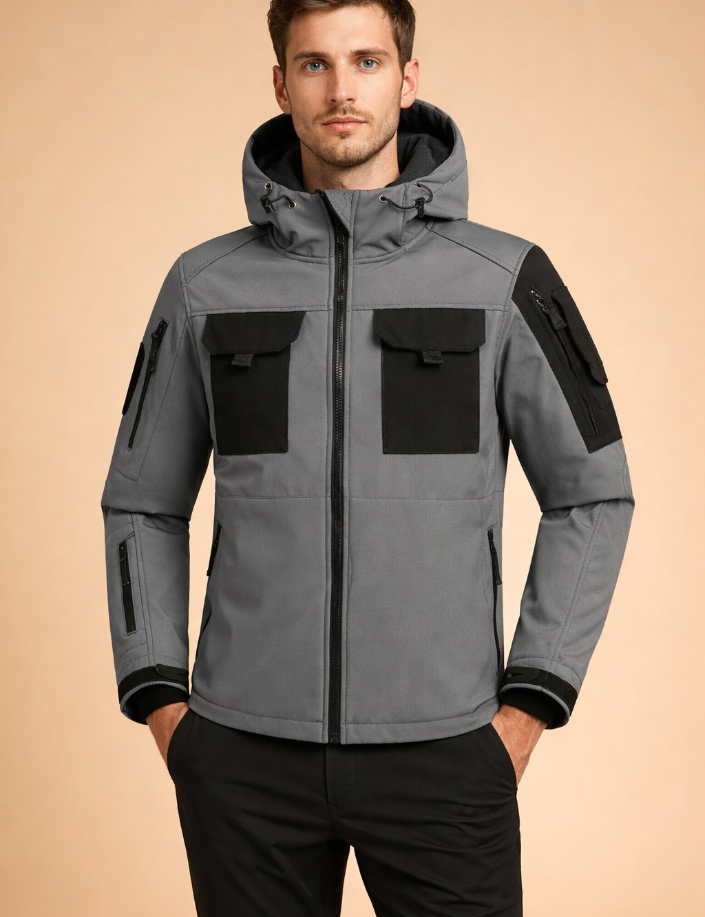 Robert | Men's Hooded Softshell Jacket 1
