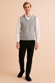 Ronald | Men's V-Neck Vest | Sleeveless 2