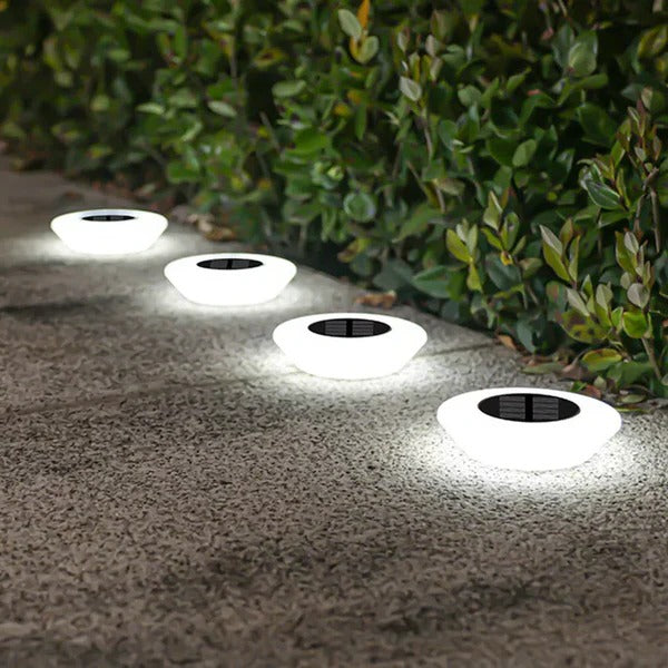 Rust-Proof Solar Outdoor Lights – Weather-Resistant Solar Garden Lights for Patios and Pathways – Set of 4, 8-10 Hours Illumination 1