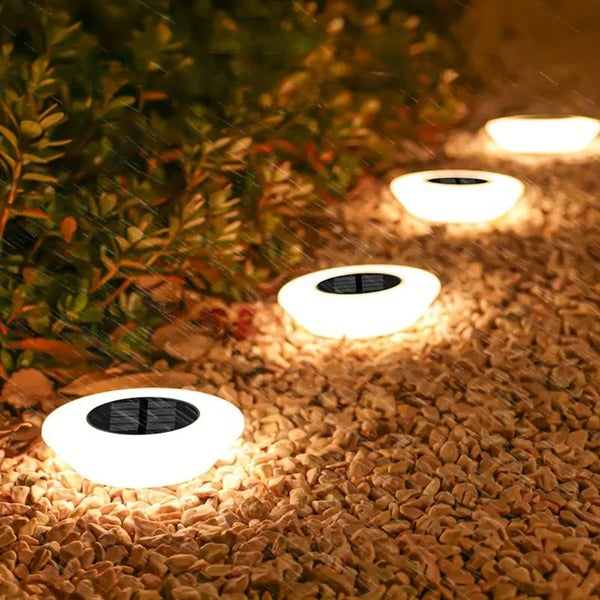 Rust-Proof Solar Outdoor Lights – Weather-Resistant Solar Garden Lights for Patios and Pathways – Set of 4, 8-10 Hours Illumination 3