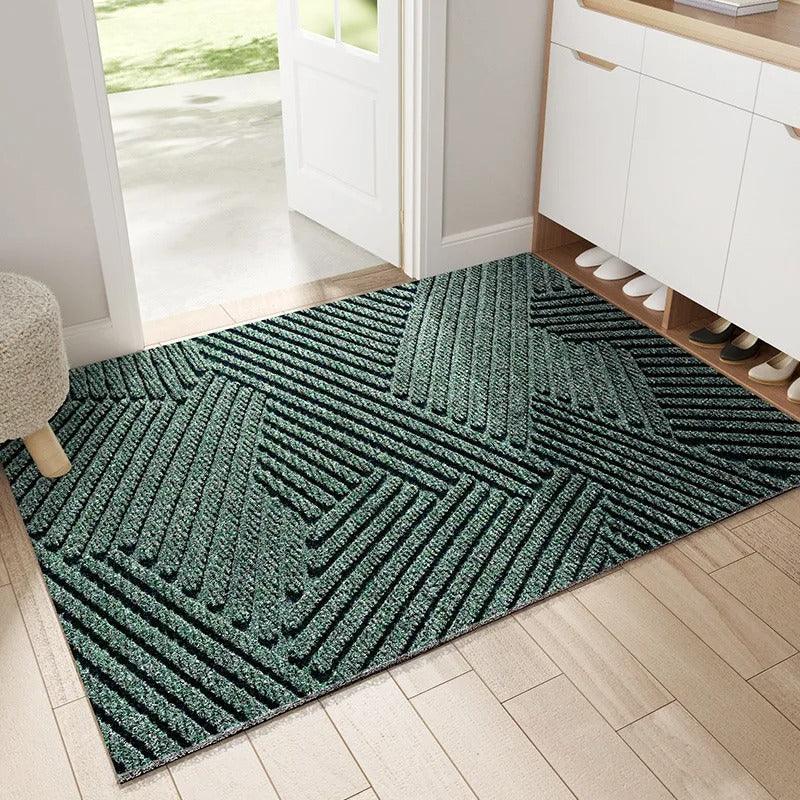 Rutschfeste Fußmatte | als Schmutzfänger aus PVC | Sandfang-Türmatte | DryGuard 0