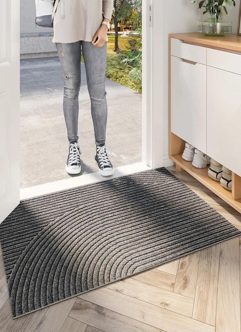 Rutschfeste Fußmatte | als Schmutzfänger aus PVC | Sandfang-Türmatte | DryGuard 4