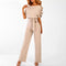 SASCHA | Elegant jumpsuit with belt for women 0