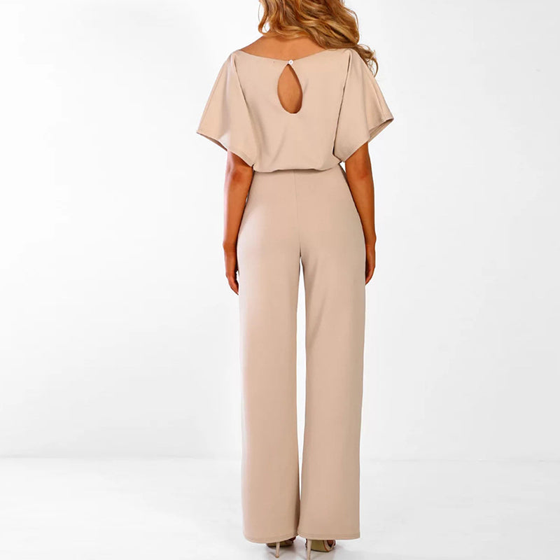 SASCHA | Elegant jumpsuit with belt for women 1