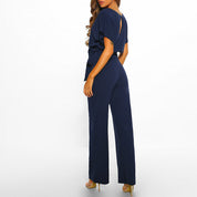 SASCHA | Elegant jumpsuit with belt for women 2