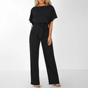 SASCHA | Elegant jumpsuit with belt for women 4