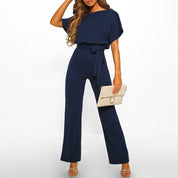 SASCHA | Elegant jumpsuit with belt for women 6