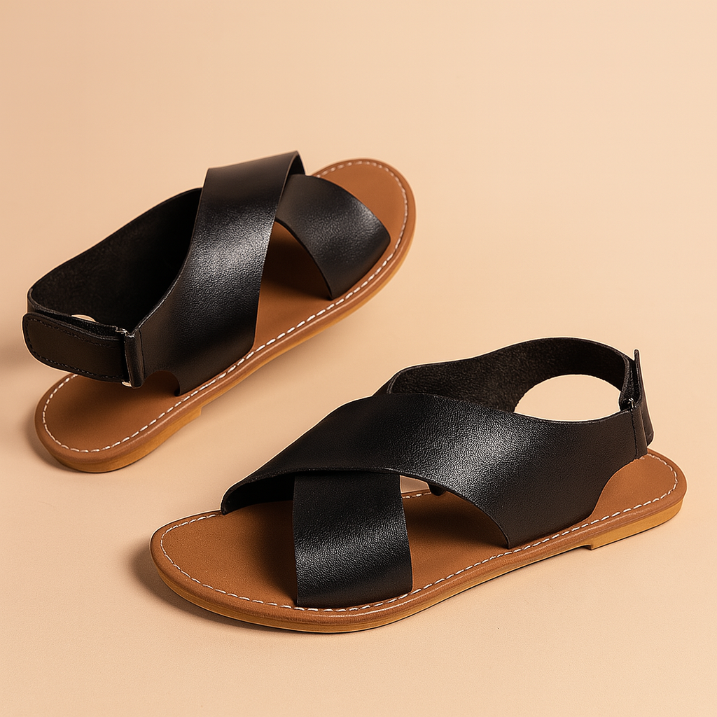 Savannah | Classic Cross Strap Sandals 0