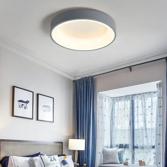 Scandinavian round LED ceiling lights - NordicGlow 1