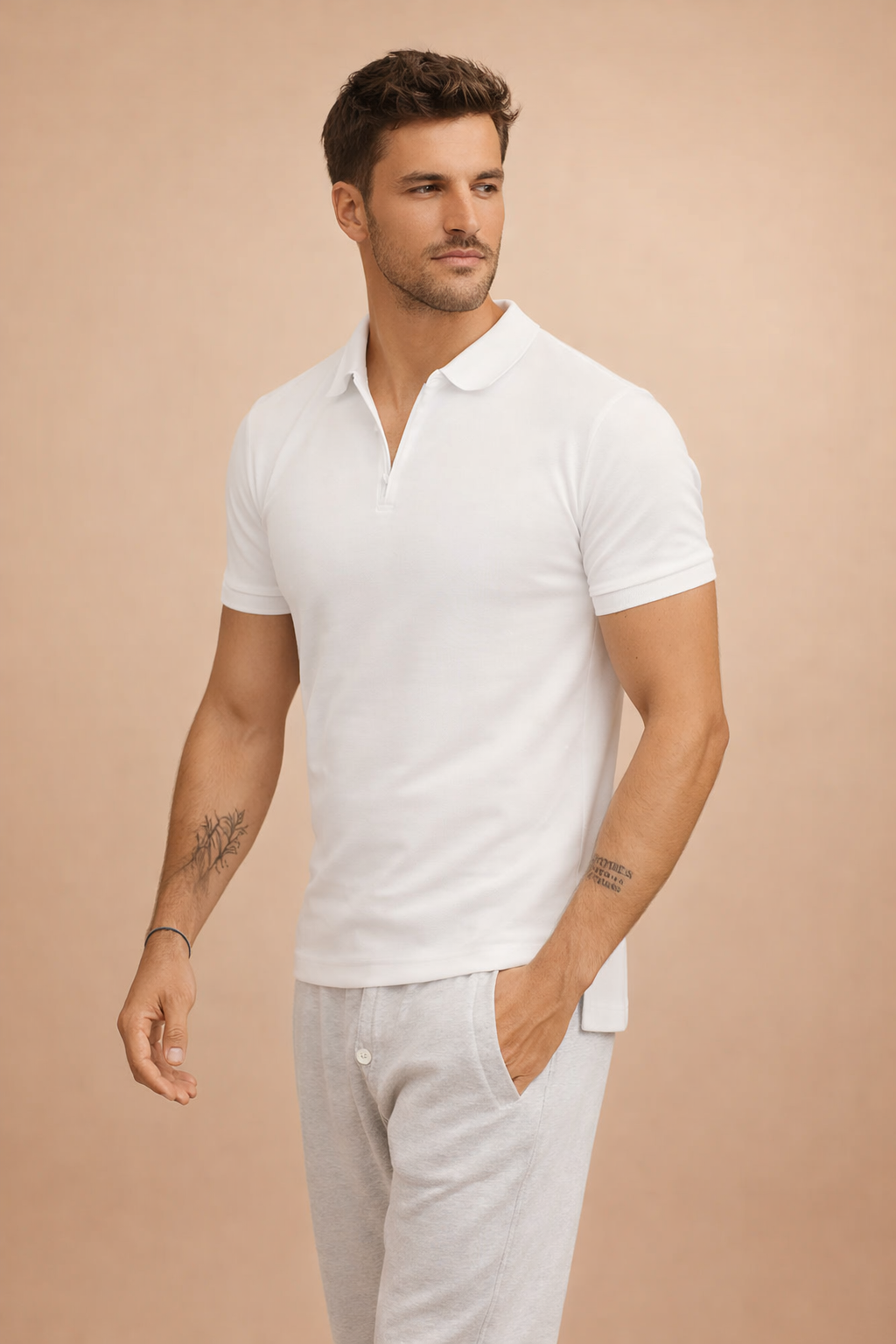 Scott | Modern Zip Polo Shirt 0