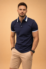 Sebastian | Elegant Short Sleeve Polo Shirt 4