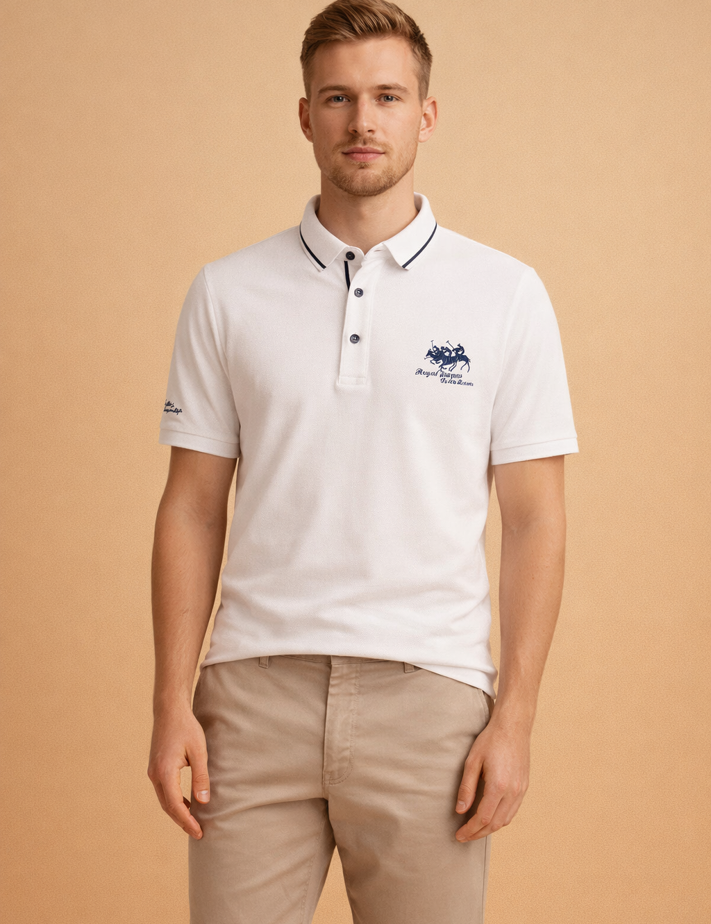 Sebastian | Elegant men's polo shirt with a classic character 0