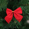 Set of 12 Christmas baubles shaped like a bow 7