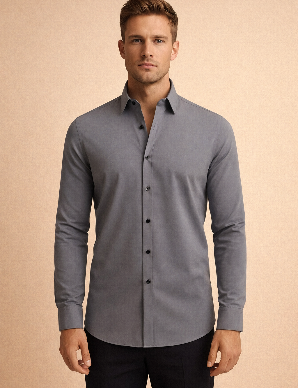 Shane | Classic Stand-Up Collar Shirt 2