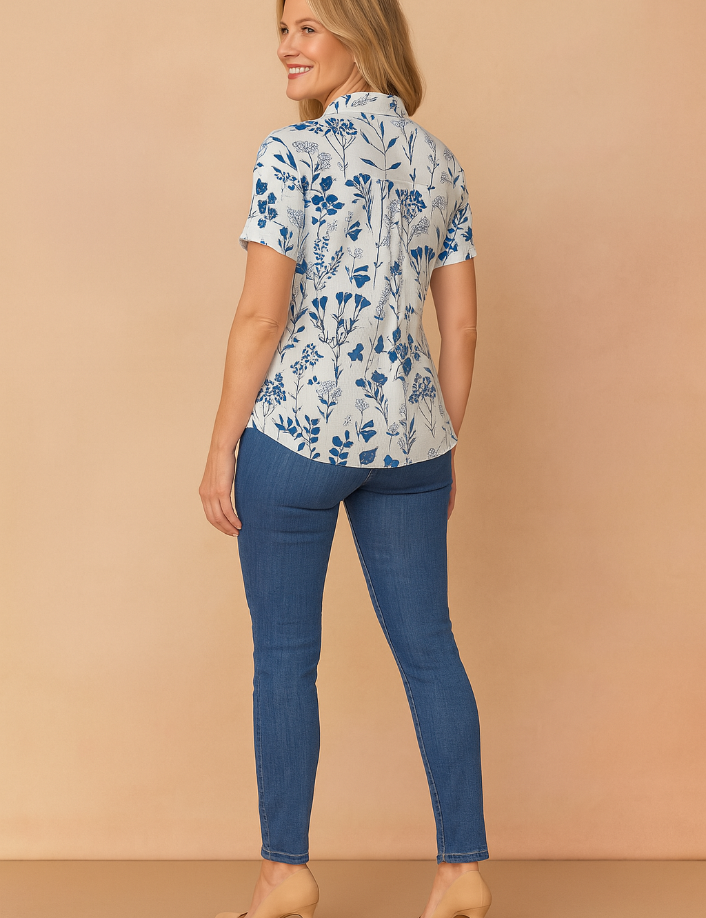 Siena | Casual short-sleeved shirt blouse 1