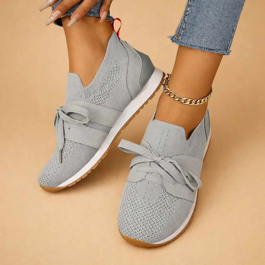 Ivana | Women’s Comfortable Slip-On Sneakers with Breathable Knit Design