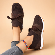 Ivana | Women’s Comfortable Slip-On Sneakers with Breathable Knit Design