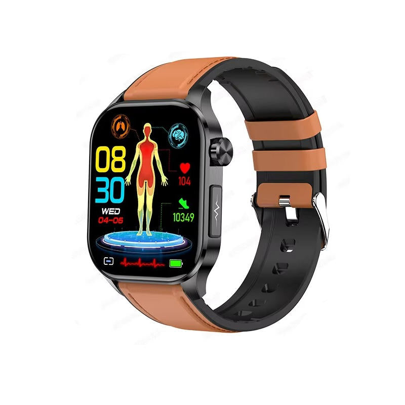 Smartwatch for seniors, blood pressure, blood sugar, and health management 12