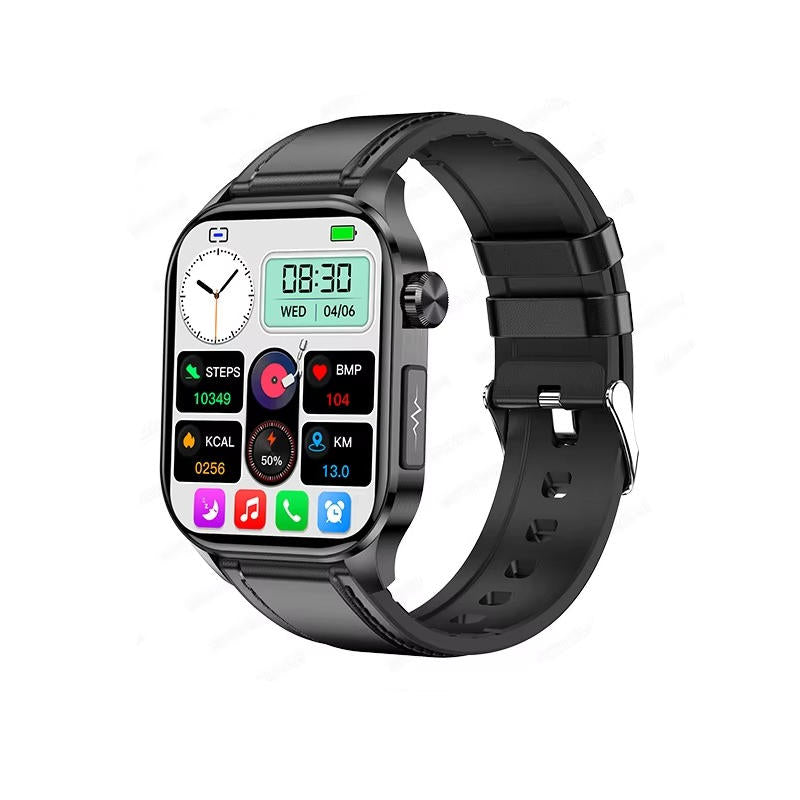 Smartwatch for seniors, blood pressure, blood sugar, and health management 8