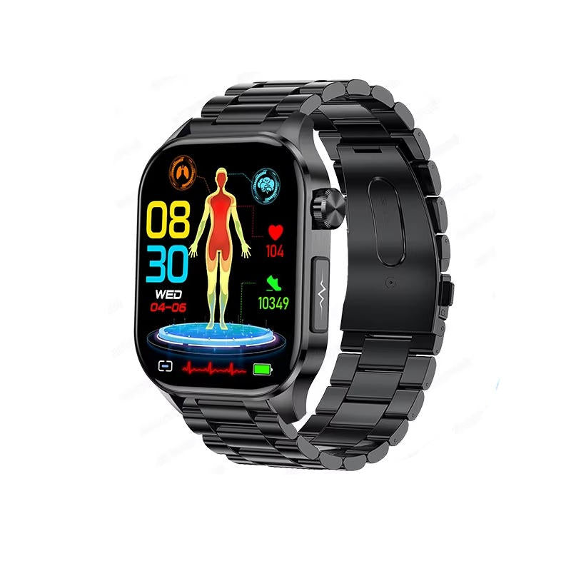 Smartwatch for seniors, blood pressure, blood sugar, and health management 9