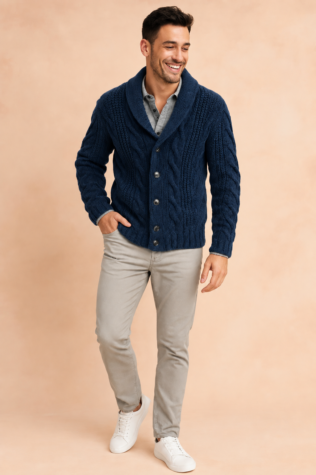 Alaric | Button Cardigan