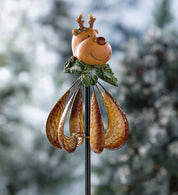 Snowman Wind Chime Christmas Garden Windmill 3