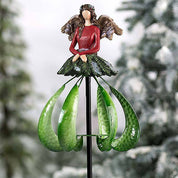 Snowman Wind Chime Christmas Garden Windmill 4