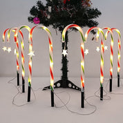 Solar Christmas Tree Ground Plug Light Decoration Landscape Lamp 6